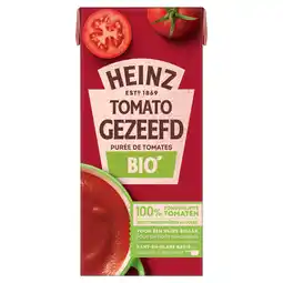 PLUS Heinz Tomato gezeefd bio aanbieding