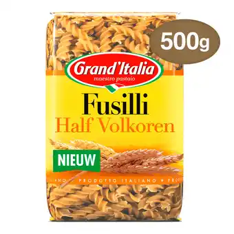 PLUS Grand'Italia Half Volkoren Fusilli pasta aanbieding