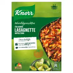 PLUS Knorr Wereldgerecht Lasagnette napoletana aanbieding