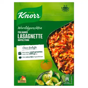 PLUS Knorr Wereldgerecht Lasagnette napoletana aanbieding