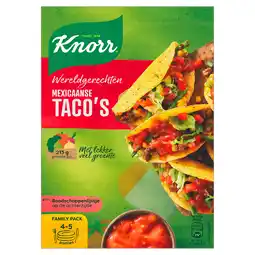 PLUS Knorr Wereldgerechten Mexicaanse Tacos XL aanbieding