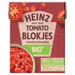 PLUS Heinz Tomatenblokjes bio aanbieding