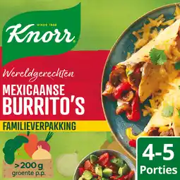 PLUS Knorr Wereldgerecht Mexicaanse burritos xxl aanbieding