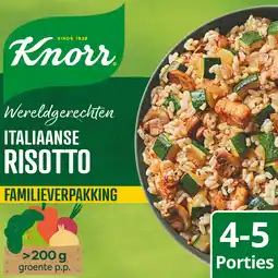 PLUS Knorr Wereldgerechten Italiaanse Risotto XL aanbieding