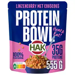 PLUS Hak Linzencurry Proteïne Bowl aanbieding