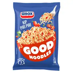 PLUS Unox Good noodles kip piri piri aanbieding