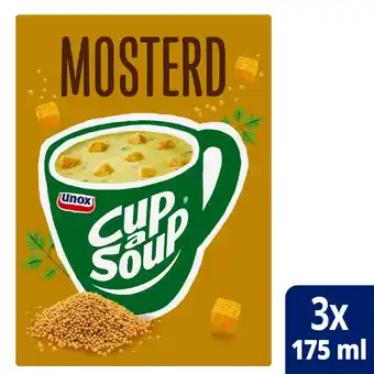 PLUS Unox Cup-a-soup mosterd aanbieding