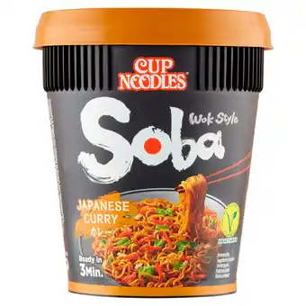 PLUS Nissin Soba Cup Japanese curry aanbieding