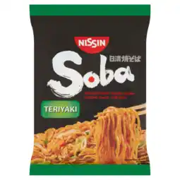 PLUS Nissin Soba noodles teriyaki aanbieding