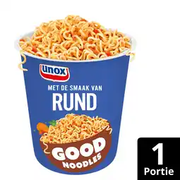 PLUS Unox Good noodles cup rund aanbieding