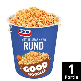 PLUS Unox Good noodles cup rund aanbieding