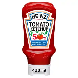 PLUS Heinz Ketchup 50% minder suikers en zout aanbieding