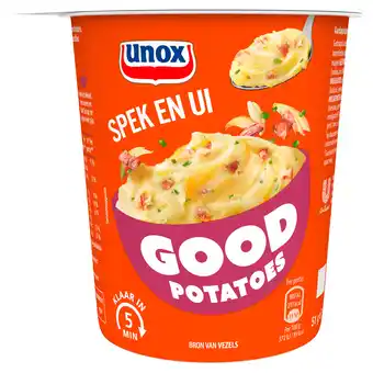 PLUS Unox Good Potatoes Spek Ui aanbieding