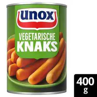 PLUS Unox Vegetarische knaks aanbieding