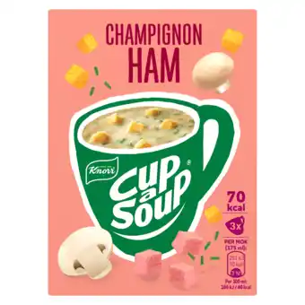 PLUS Unox Cup a Soup Champignon ham aanbieding