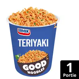 PLUS Unox Good Noodles Cup Teriyaki aanbieding