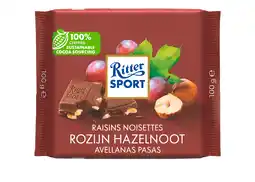 PLUS Ritter Sport Rozijn hazelnoot aanbieding