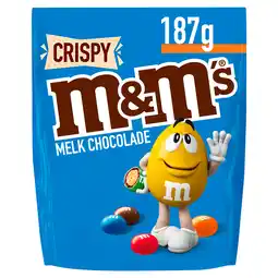 PLUS M&M'S Melk Chocolade Crispy aanbieding