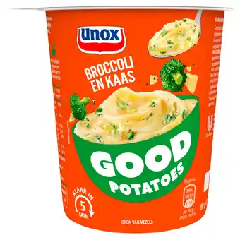 PLUS Unox Good Potatoes Kaas Broc aanbieding