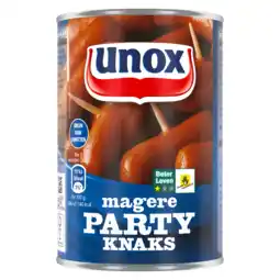 PLUS Unox Magere party knaks aanbieding