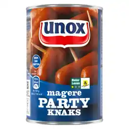 PLUS Unox Magere party knaks aanbieding