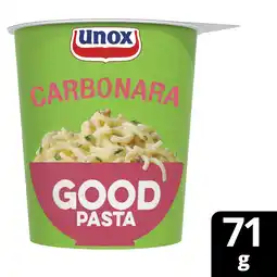 PLUS Unox Good Pasta Carbonara aanbieding