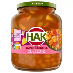 PLUS Hak Bonenschotel Zoetzuur aanbieding