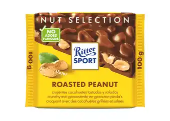 PLUS Ritter Sport Chocoladereep geroosterde pinda's aanbieding