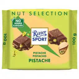 PLUS Ritter Sport Chocoladereep Pistache aanbieding