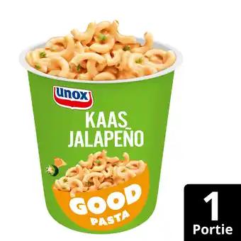 PLUS Unox Good Pasta Kaas Jalapeno aanbieding