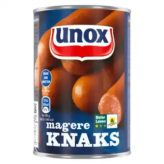PLUS Unox Magere knaks aanbieding