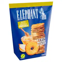 PLUS Elephant Pretzel Honey Mostard Onion aanbieding