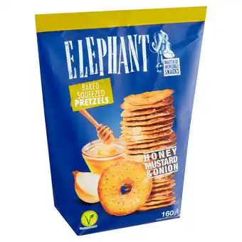 PLUS Elephant Pretzel Honey Mostard Onion aanbieding
