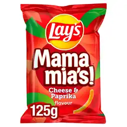 PLUS Lays Chips mama mia's paprika kaas aanbieding