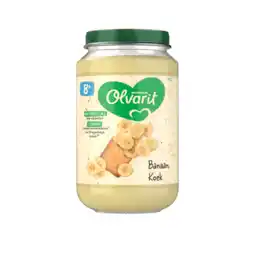 PLUS Olvarit 8+mnd Banaan Koek aanbieding