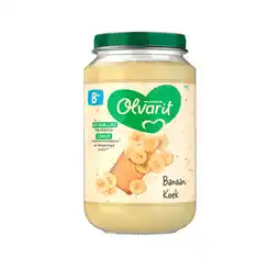 PLUS Olvarit 8+mnd Banaan Koek aanbieding