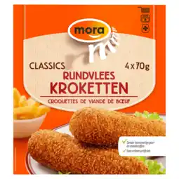 PLUS Mora Classics Rundvleeskroketten aanbieding