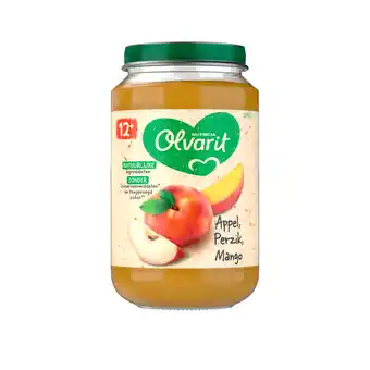 PLUS Olvarit 12+mnd Appel Perzik Mango aanbieding