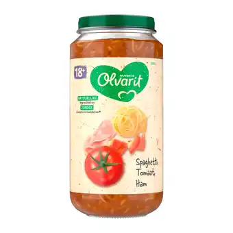 PLUS Olvarit 18+mnd Spaghetti Tomaat Ham aanbieding