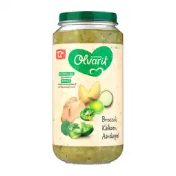 PLUS Olvarit 12+mnd Broccoli Kalkoen Aardappel aanbieding