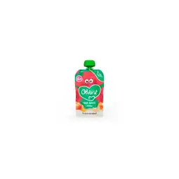 PLUS Olvarit 12+ Knijpfruit Appel Abrikoos Cashew aanbieding