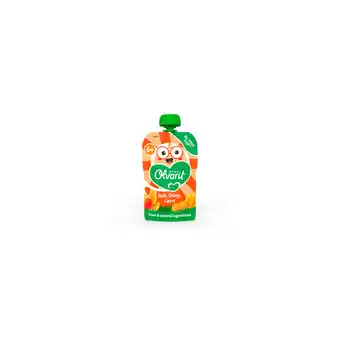PLUS Olvarit 6+ Knijpfruit Appel Sinaasappel Wortel aanbieding