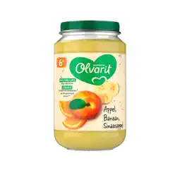PLUS Olvarit 6+mnd Appel Banaan Sinaasappel aanbieding