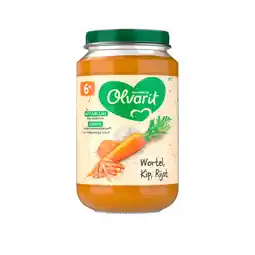 PLUS Olvarit 6+mnd Wortel Kip Rijst aanbieding