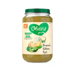 PLUS Olvarit 6+mnd Broccoli Kalkoen Rijst aanbieding
