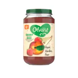 PLUS Olvarit 6+mnd Appel Aardbei Peer aanbieding