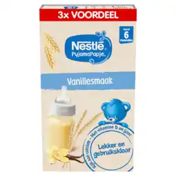 PLUS Nestlé 6+ PyjamaPapje vanille aanbieding