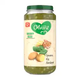PLUS Olvarit 12+mnd Spinazie Kip Aardappel aanbieding