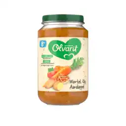 PLUS Olvarit 8+mnd Wortel Kip Aardappel aanbieding