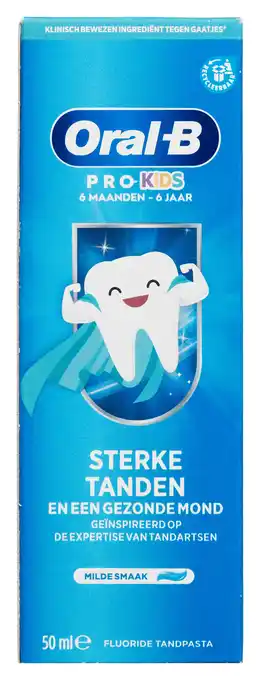 PLUS Oral-B Tandpasta Pro Kids 0-6 jaar aanbieding